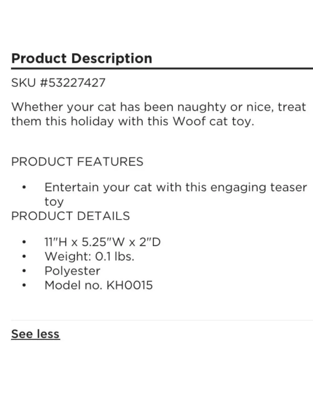 CAT gift for Christmas